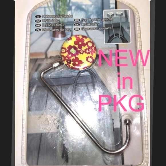 Flower Power Imported Handbag Hook - Picture 5 of 11